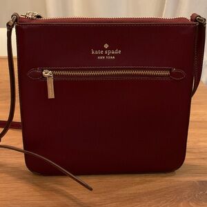 Kate Spade Burgundy Crossbody Bag